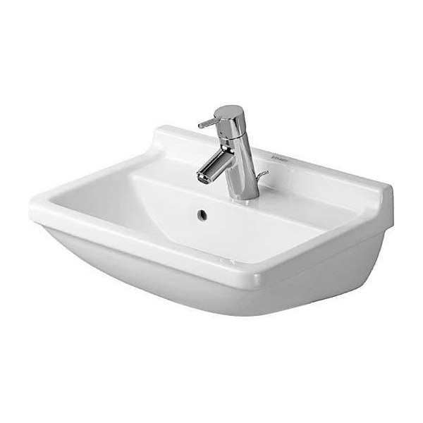 Washbasin 19 5/8" Starck 3 With Overflow White